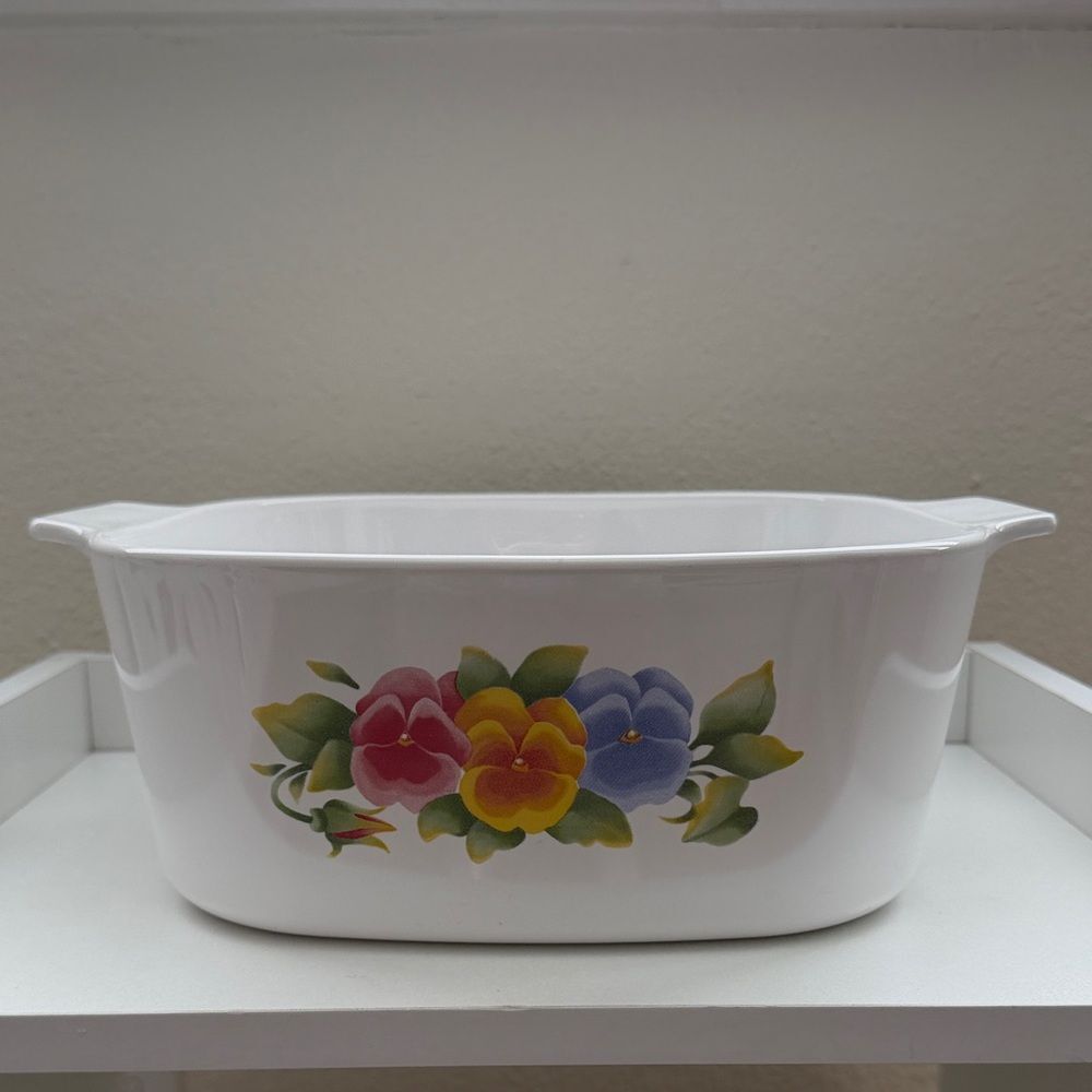 Corning-ware Casserole dish Summer Blush 5 Liter.